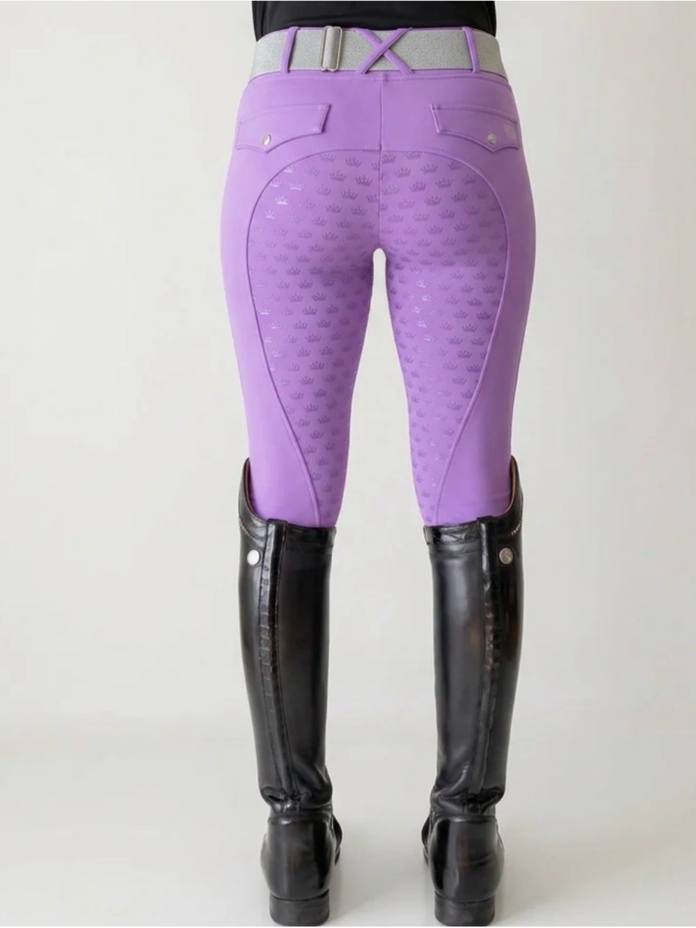 Esprit Lavender classic riding tight - Silicone Seat Riding Breeches